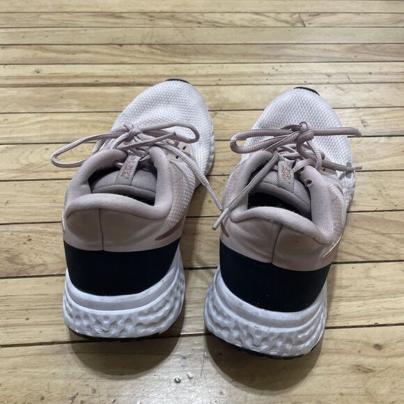 Nike Revolution Running Sneakers Pink Womens 10 Barely Rose Athletic Gym Workout - Picture 3 of 16